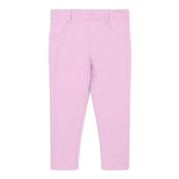 Garanimals Toddler Girl Solid French Terry Jeggings, Sizes 18M-5T