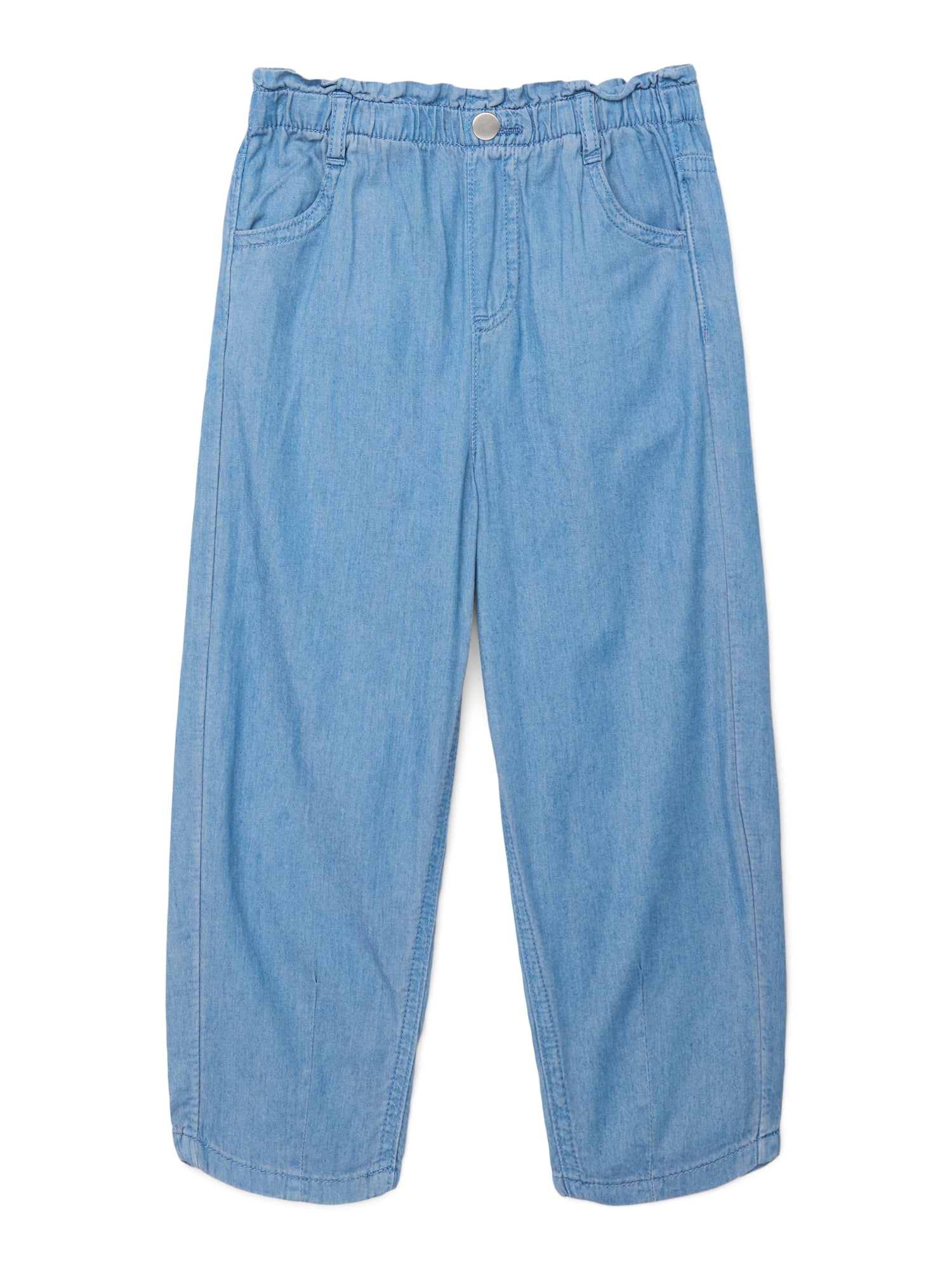 Garanimals Toddler Girl Paperbag Waist Denim Pants, Sizes 18M-5T