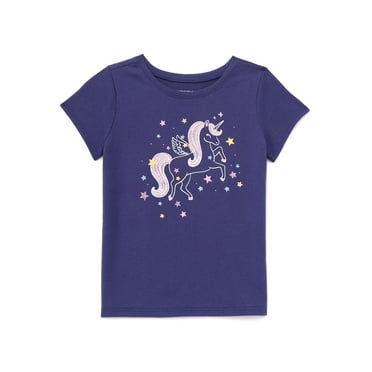 Garanimals Toddler Girl Short Sleeve Graphic T-Shirt, Sizes 18M-5T