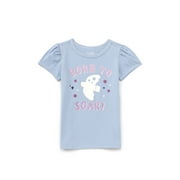 Garanimals Toddler Girls Graphic Tee with Short Sleeves, Sizes 18M-5T