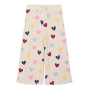 Garanimals Toddler Girl Printed Thermal Wide Leg Pants, Sizes 2T-5T
