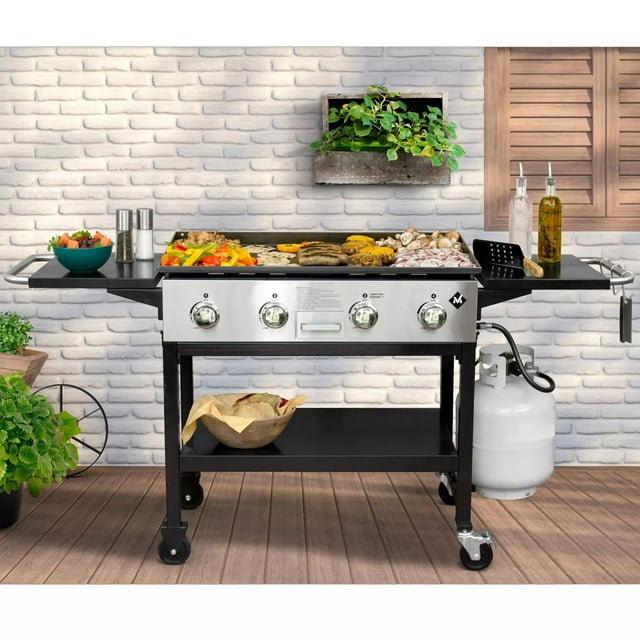 GR22989014Burner Propane Gas Flat Top Grill Outdoor Griddle