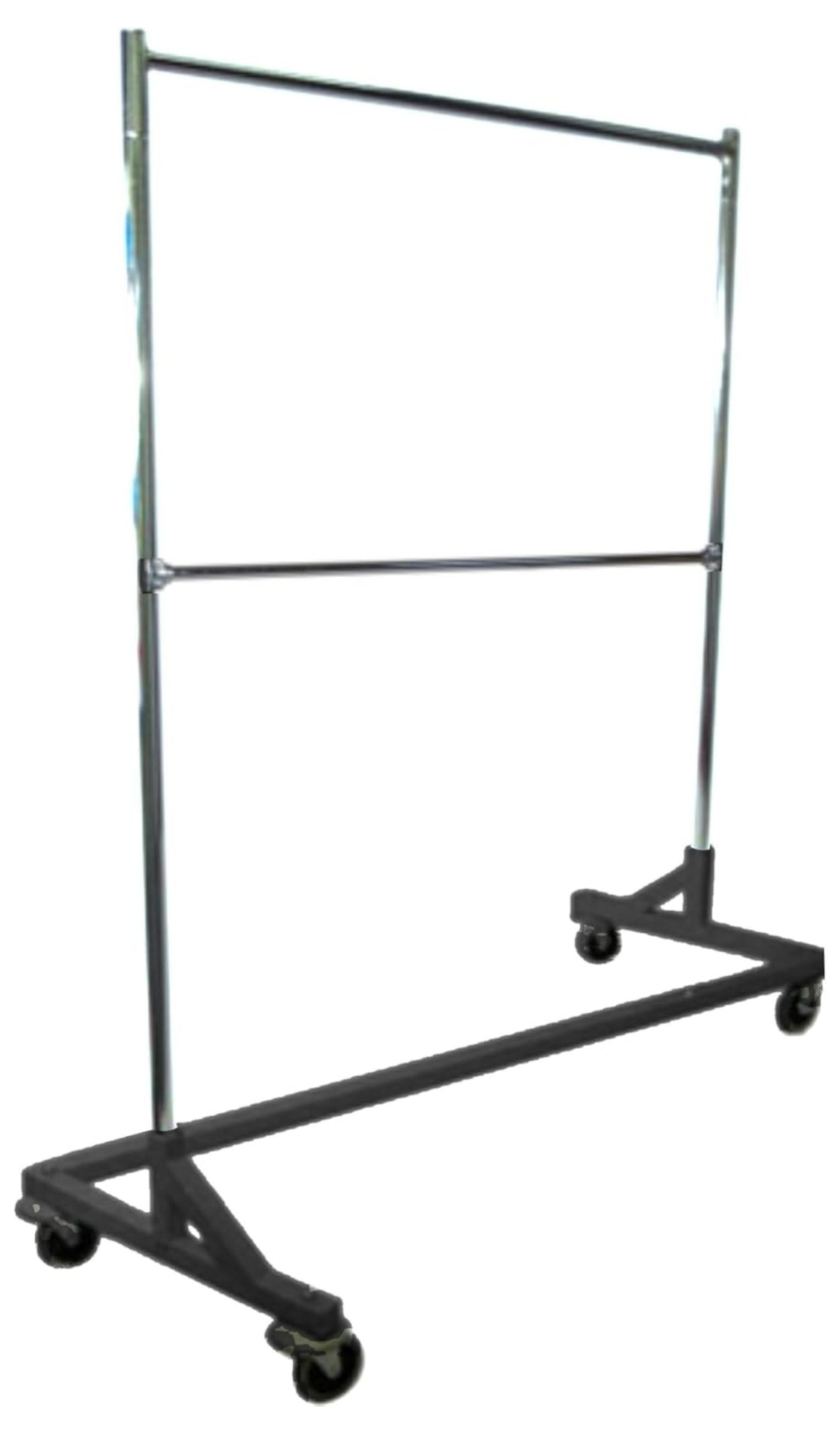 GR600-EH Deluxe Grade Rolling Z Garment Rack, 400lb Capacity, 63 ...