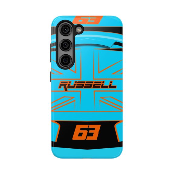 GR63 RUSS silverstone british GP 2025 helmet Tough phone case - Samsung Galaxy S23
