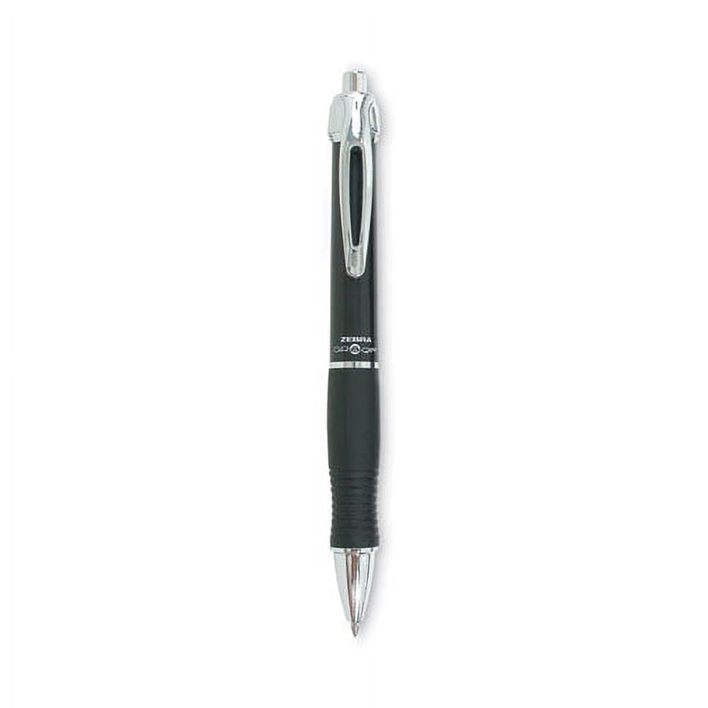 GR8 Gel Pen, Retractable, Medium 0.7 mm, Black Ink, Black/Silver Barrel, 12/Pack | Bundle of 2 Dozen
