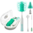 thumbnail image 1 of GRA Electric Bottle Brush Cleaner New Upgrade,Portable Electric Baby Bottle Brush Cleaner for Travel, Travel Bottle Cleaner Kit with Nipple&Straw Brush,Perfect Mom Essentials After Birth Gift, Green, 1 of 14