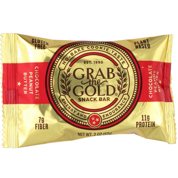 GRAB THE GOLD: Bar Chocolate Peanut Butter, 2 oz Pack Of 12