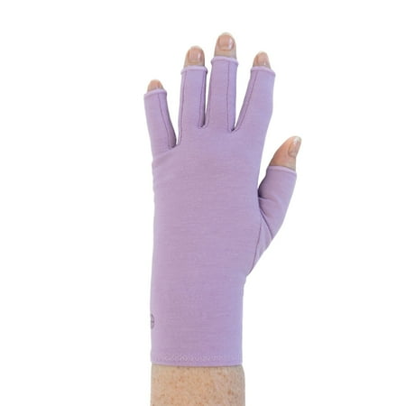 GRACE & ABLE Compression Gloves for Arthritis - Open Finger, Cotton-Blend, Lightweight, Breathable Hand Support
