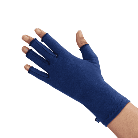 GRACE & ABLE Compression Gloves for Arthritis - Open Finger, Cotton-Blend, Lightweight, Breathable Hand Support