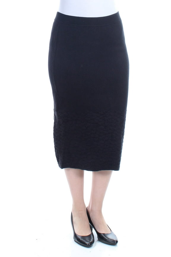 $40 Womens New 1123 Black Pencil Skirt S B+B