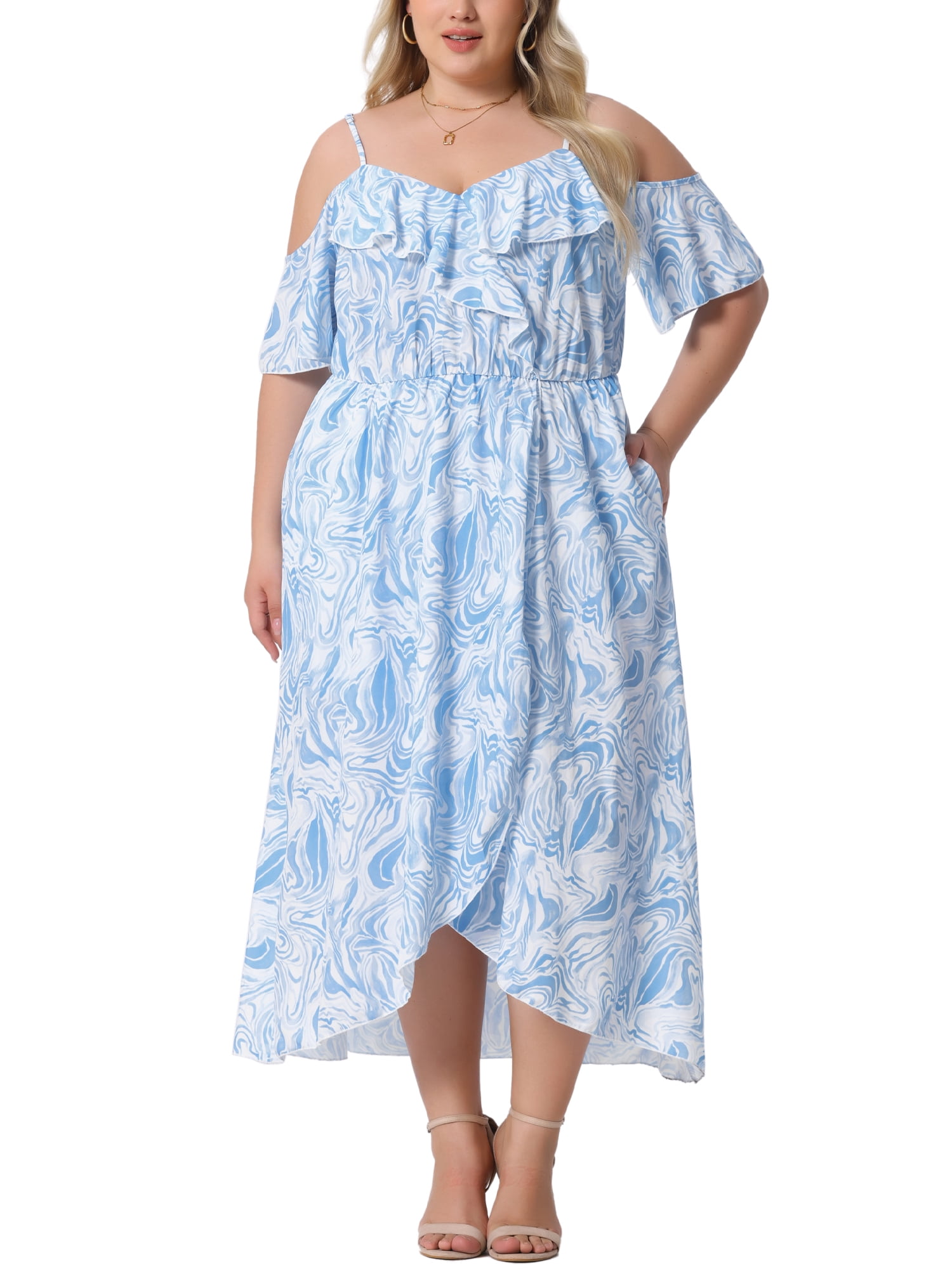 blue by betsey johnson fawn floral pearl bow dress sandals PETRA WHITE/BLUE Slingback Floral Mesh Block Heel Size:FR34 - US4- UK8 A chic platform heel MULTIWAY Coral Reef Print Keyhole