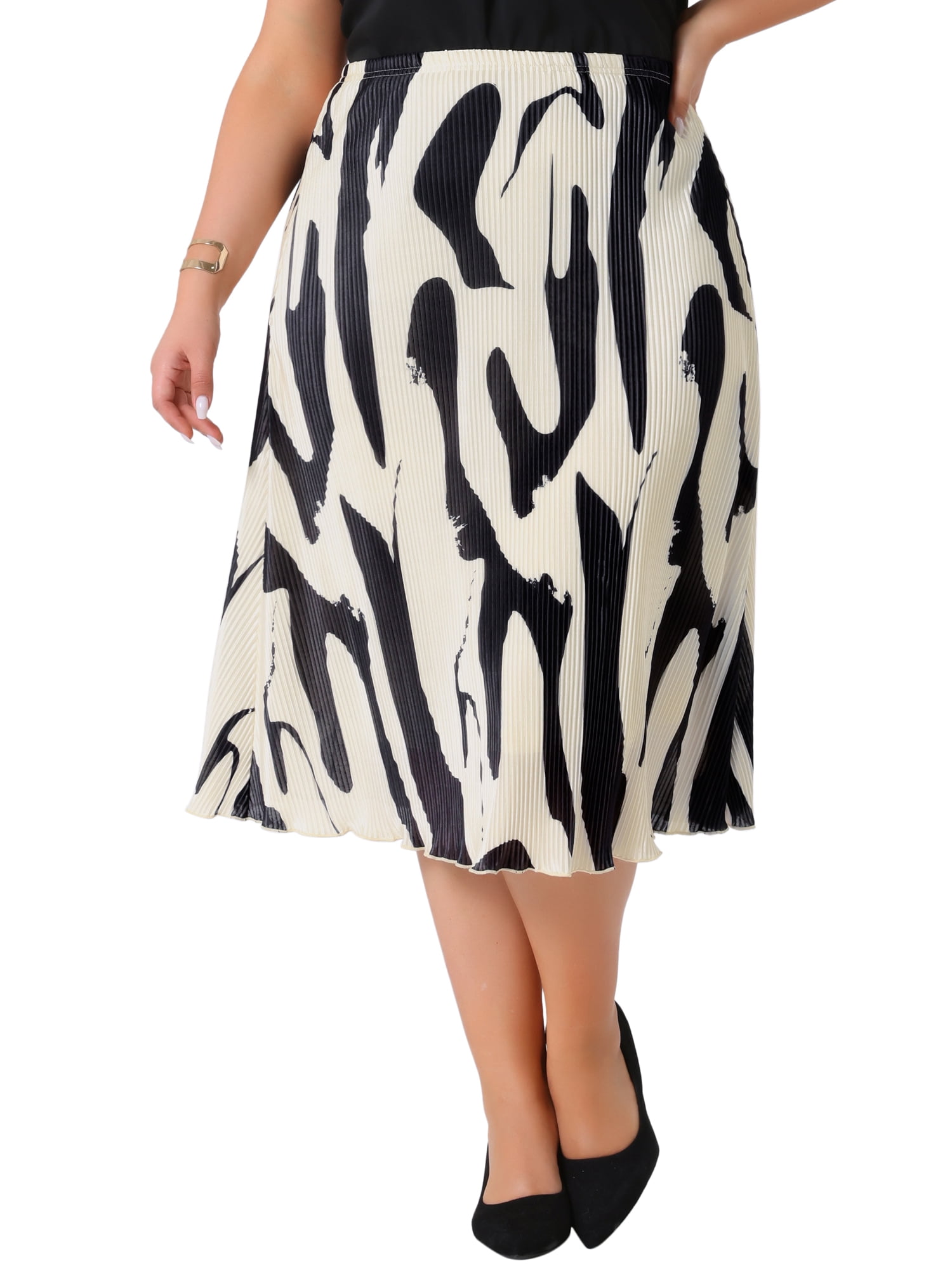 Pleated Plus Size White Skirt H&m Plus Size Pleated Skirt 2020