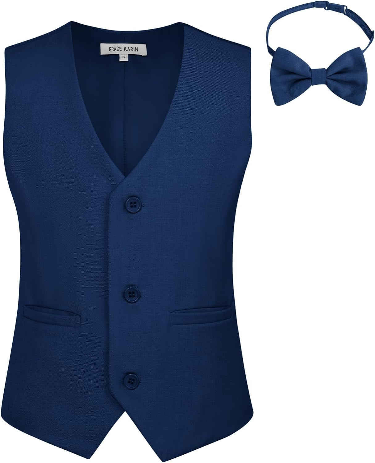 's 4 Button Formal Suit Vest main image 0