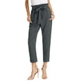 thumbnail image 1 of GRACE KARIN Women's Pants Trouser Slim Casual Cropped Paper Bag Waist Pants with Pockets, 1 of 6