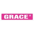 thumbnail image 1 of GRACE Street Sign Childrens Name Room Sign | Indoor/Outdoor |  24" Wide, 1 of 5