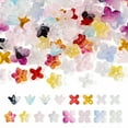 thumbnail image 1 of GRACEARA 1 Box Transparent Flower Glass Beads Caps For Jewelry Making Findings 9.5~17mm, 1 of 8