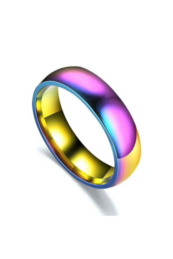 30pcs Rainbow Titanium Stainless Steel Rings Wholesale Fashion Jewelry Lots-9