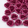 thumbnail image 1 of GRACEARA 50 pcs Frosted Long-Lasting Plated 3-Petal Flower Aluminum Beads Crafts 6x4.5mm, 1 of 2