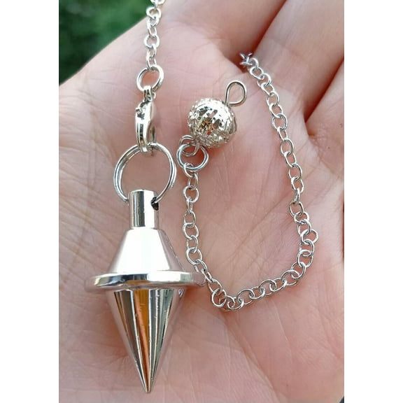 GRACEARA 5pcs Meltal Chakra Pendulum Pendant Energy Power Reiki Healing Amulet