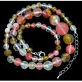 GRACEARA Wholesale 614mm Multicolor Gemstone Tower Round Beads Jewelry