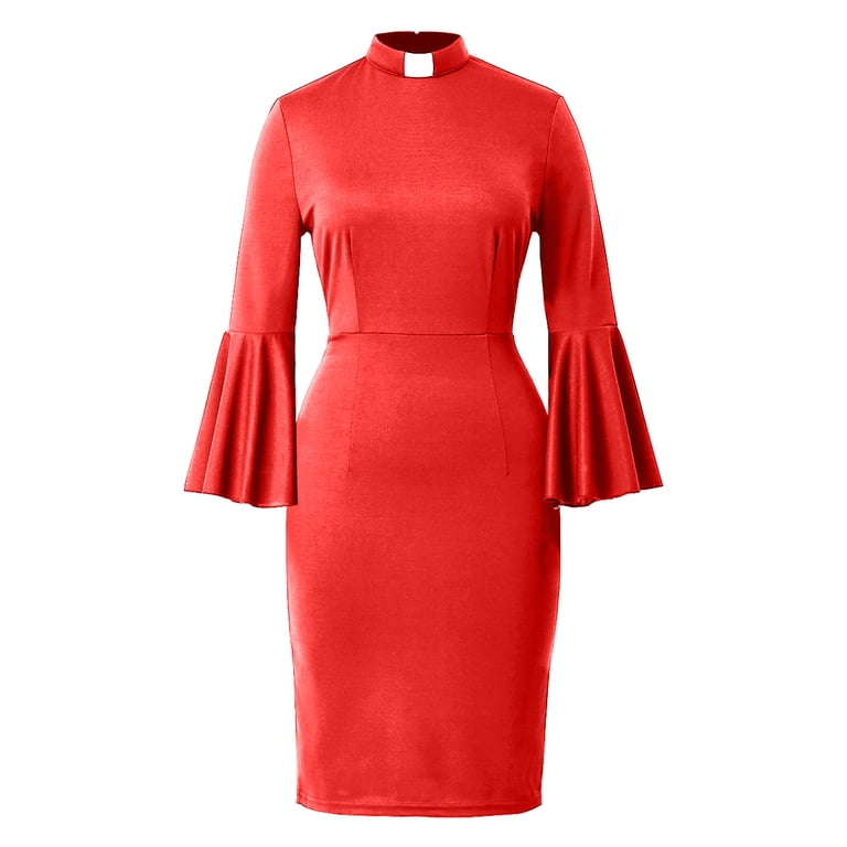 strapless open back dress RED LONG SLEEVE GEORGETTE DRESS – AMOUR781