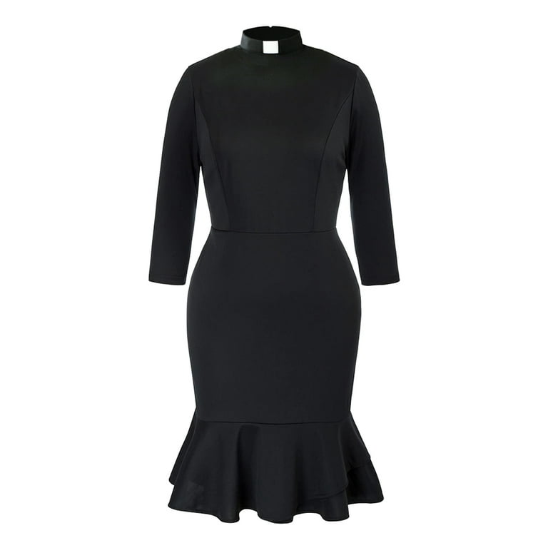 Clergy dresses plus hot sale size