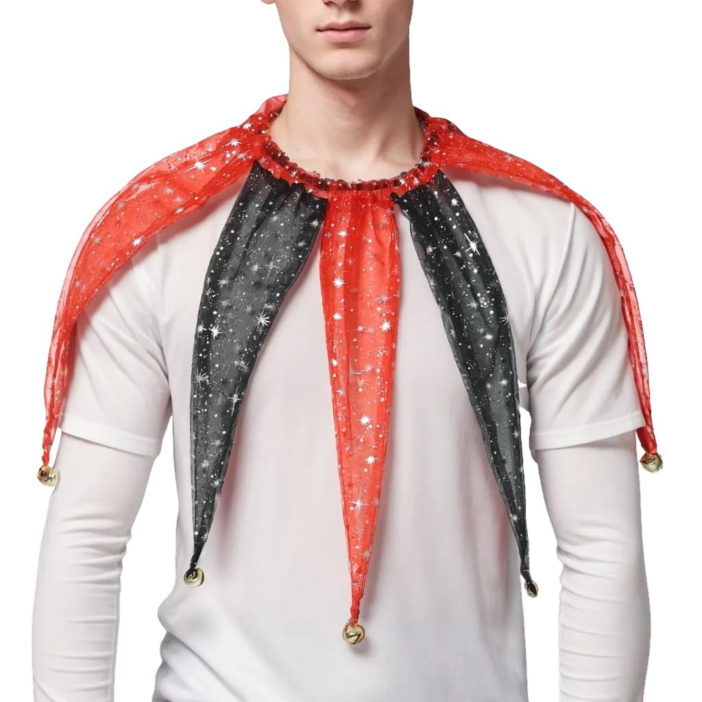 GRACEART Custom Color pointed Jingle bell clown collar jester Neck ...