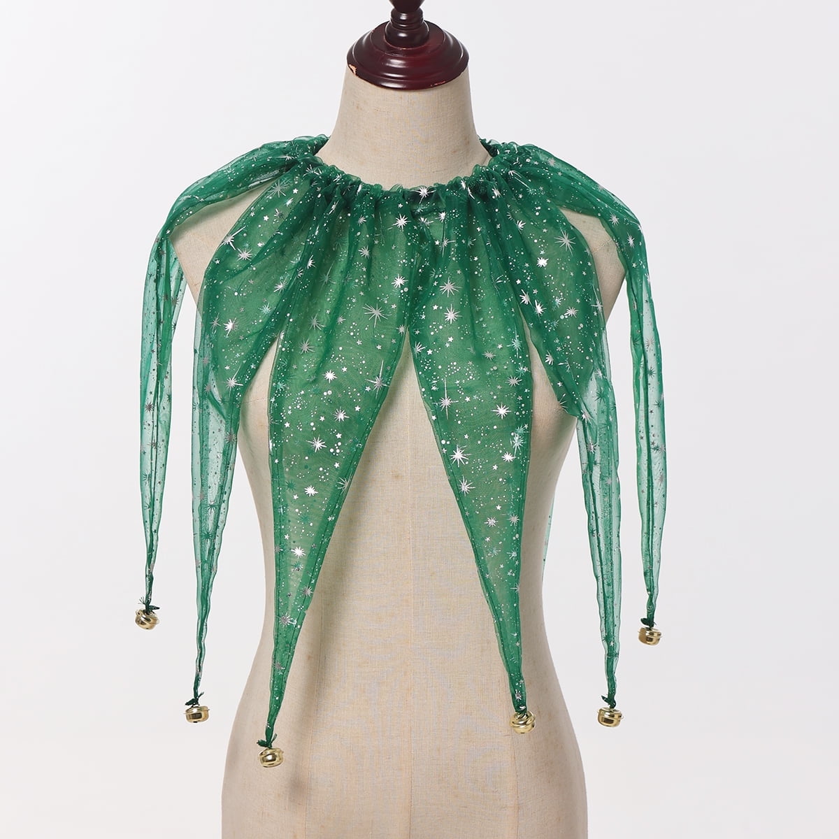 GRACEART Custom Color pointed Jingle bell clown collar jester Neck ...