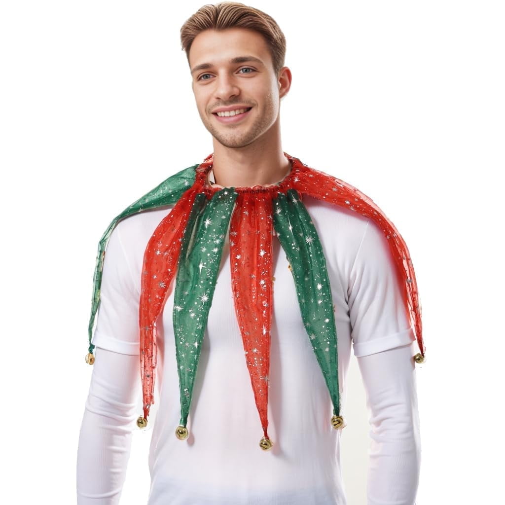 GRACEART Custom Color pointed Jingle bell clown collar jester Neck ...