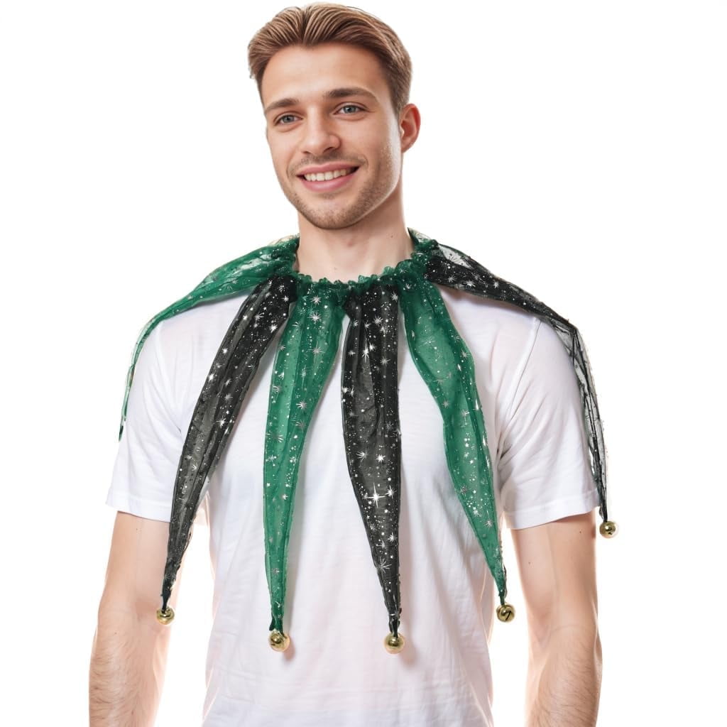 GRACEART Custom Color pointed Jingle bell clown collar jester Neck ...