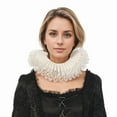 thumbnail image 1 of GRACEART Renaissance Elisabethan Ruff Collar Neck Ruffle Collar Clown Collars, 1 of 6