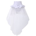 thumbnail image 1 of GRACEART Steampunk Women's Tulle Skirts Waist Belt for Women Ruffles Pirate Corset Costumes, 1 of 7