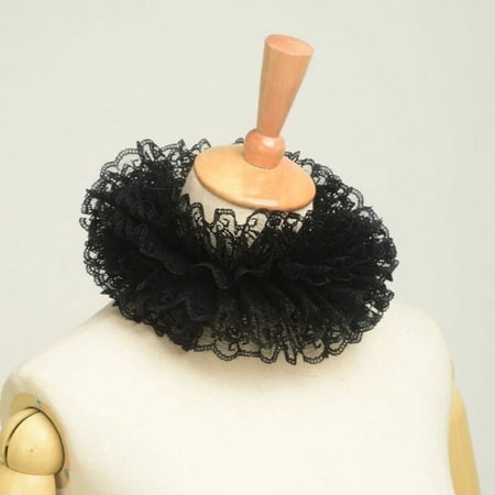 GRACEART Victorian Ruffle Collar Renaissance Costume Neck Ruffle Cosplay Decoration Collar
