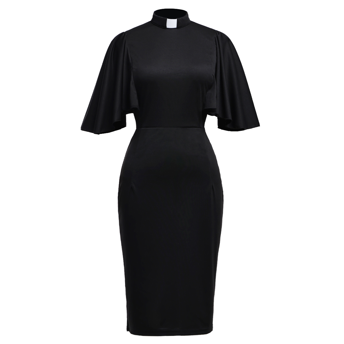 GRACEART Church Priest Clergy Dress for Women Long Sleeve Line Elegant