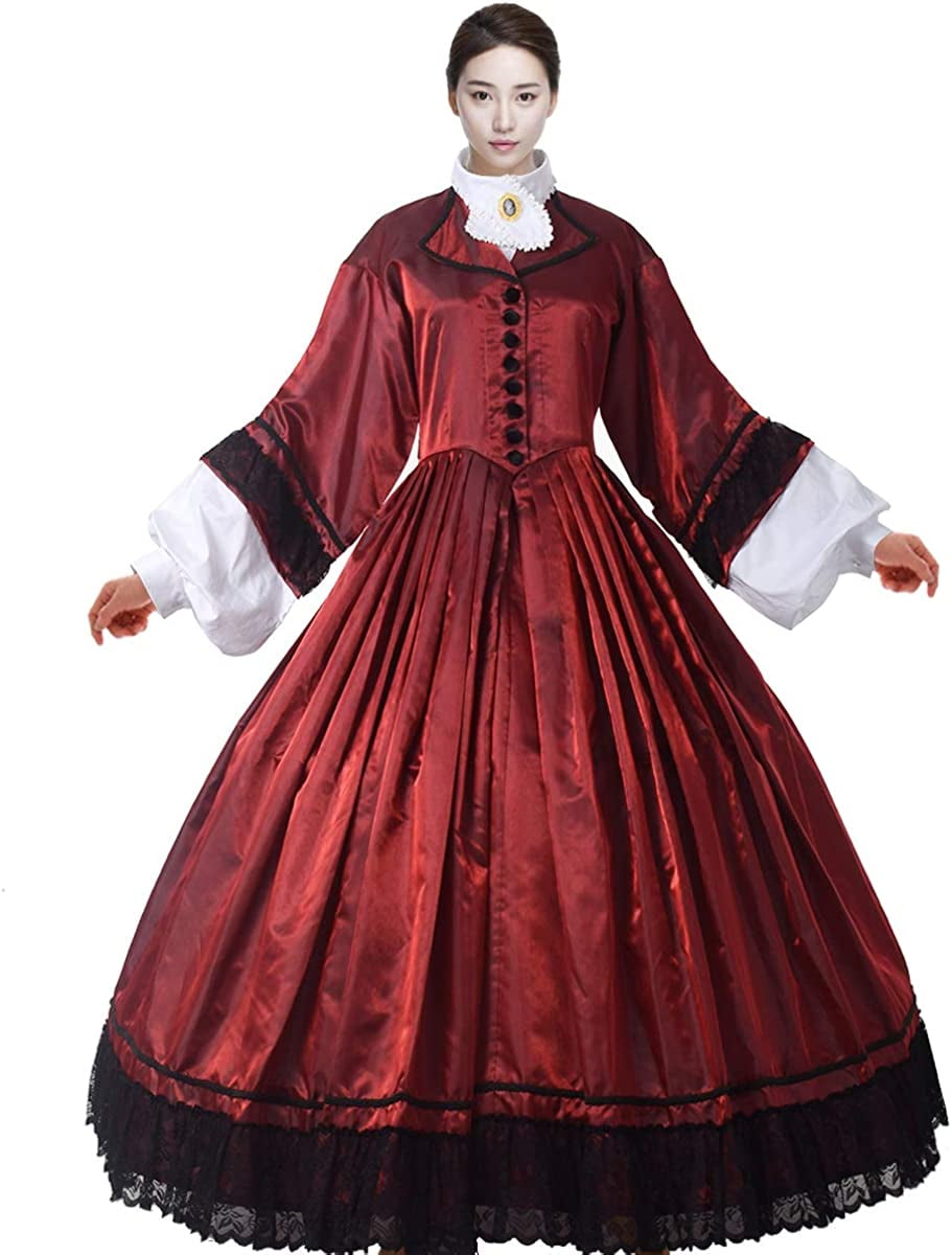 GRACEART Women Historical American Civil Dress 18th Century Ball Gown