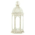 thumbnail image 1 of GRACEFUL DISTRESSED SMALL WHITE LANTERN, 1 of 5