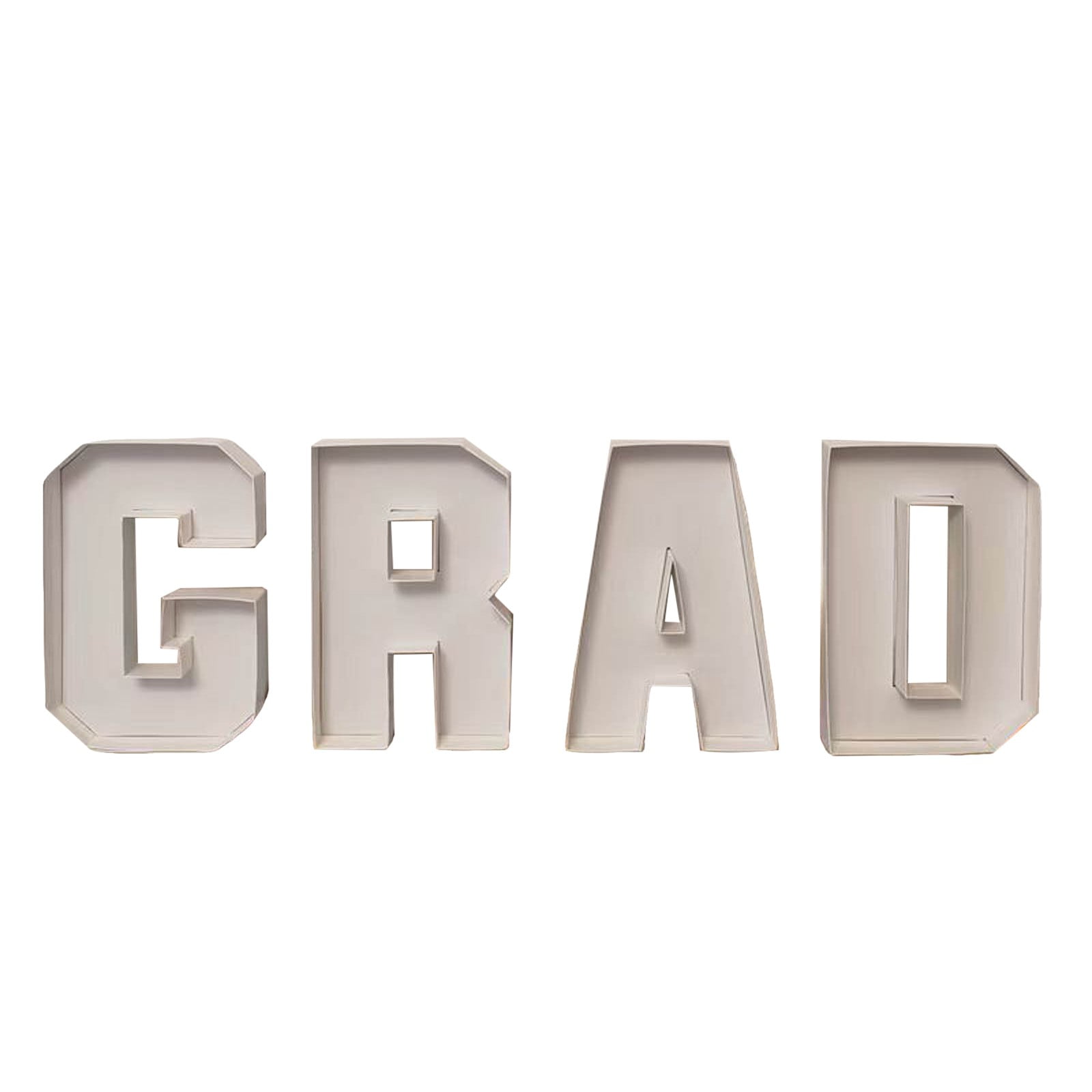 GRAD Charcuterie Numbers Fillable Graduation Cardboard Number Box For