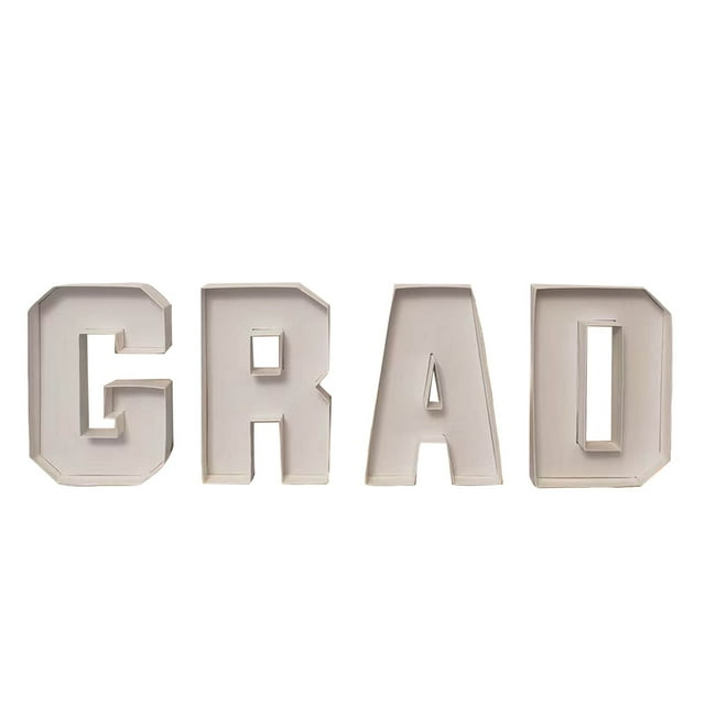 GRAD Charcuterie Numbers Fillable Graduation Cardboard Number Box For
