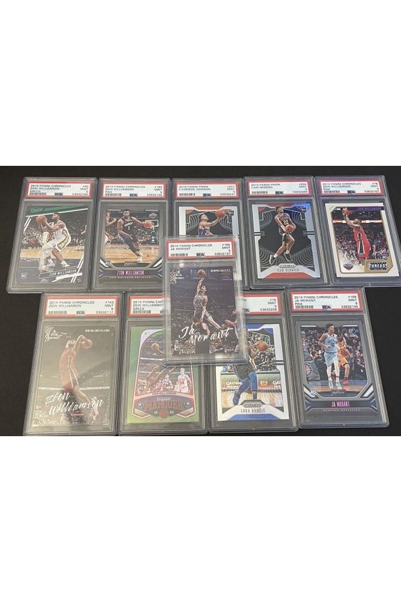 GRADED CARD Guaranteed - NBA Basketball Hot Pack - 10 Cards - 5 Rookies - 1 Graded Card
