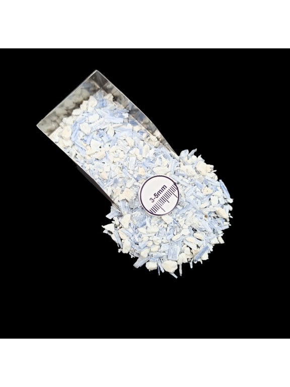 Blue Kyanite Coarse Gemstone Chips 3-5mm 20g (0.7 oz) for Wood Inlay & Crystal Decor