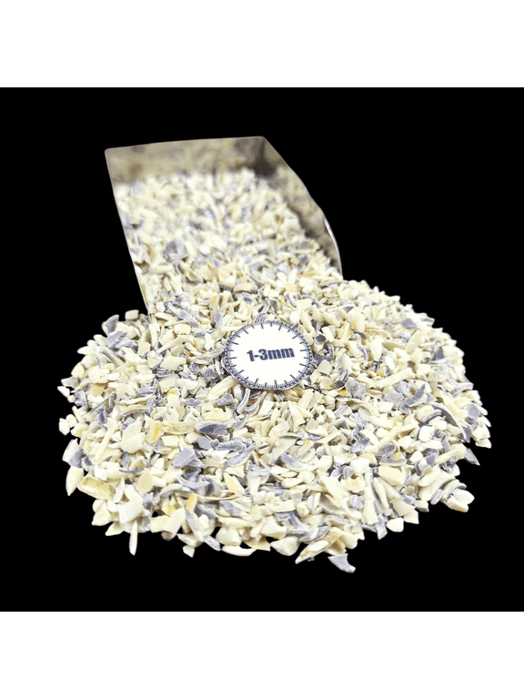 Cowrie Shell 1-3 mm Chips, 20g (0.70 oz), Natural Gemstone Chips for Ring Inlay, Pendants & Resin Art