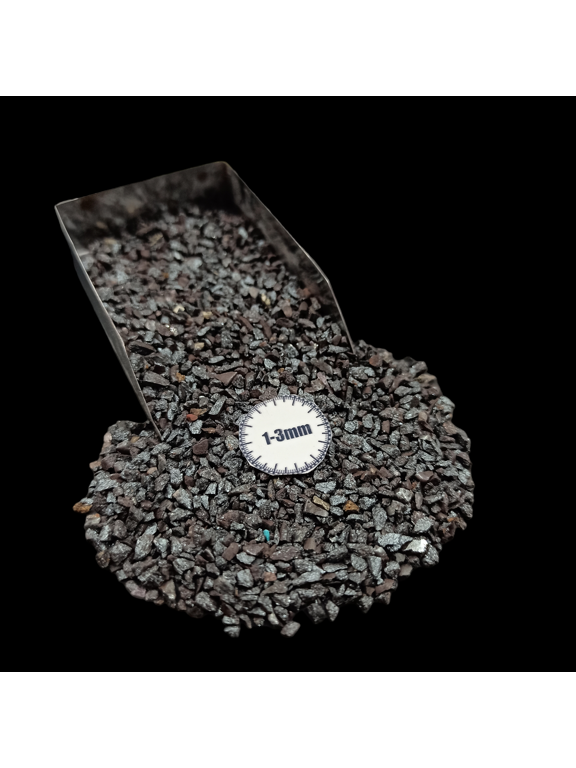 Hematite 1-3 mm Chips, 20g (0.70 oz), Natural Gemstone Chips for Ring Inlay, Pendants & Resin Art