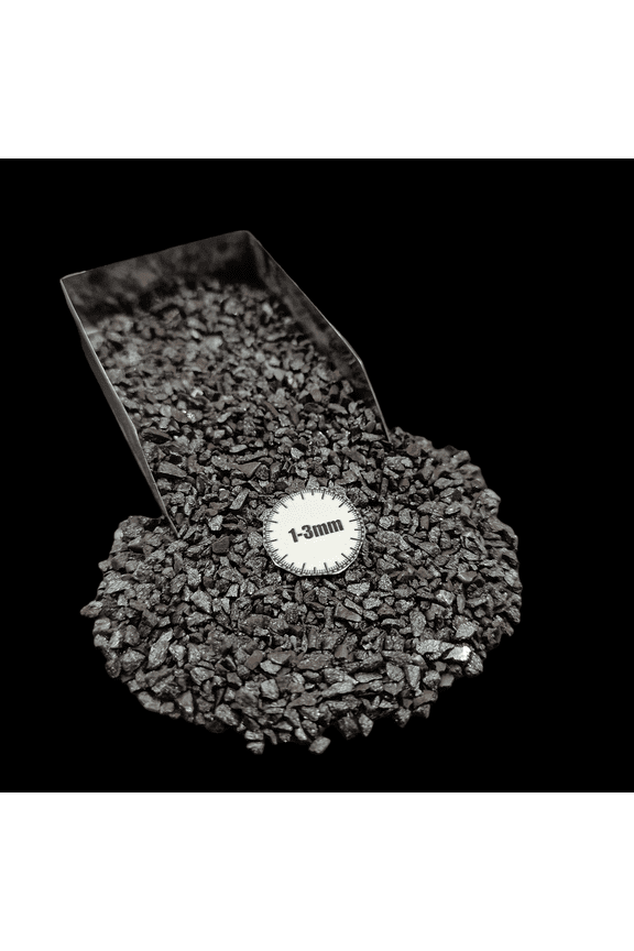 Hematite 1-3mm Gemstone Chips 50g (1.76 oz), Natural Crushed Stone for Resin & Decor