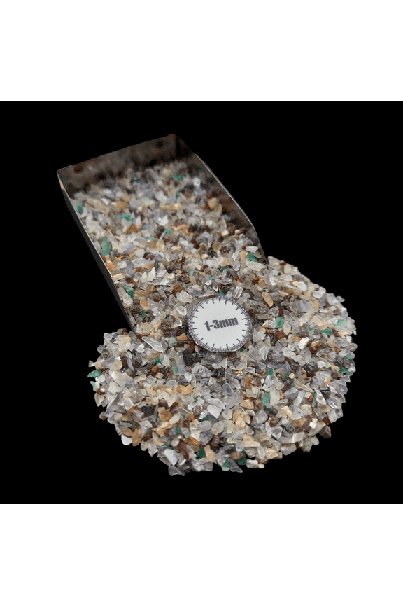 Multi Natural Stones Gemstone Chips 1-3mm 20g (0.7 oz) for Mosaic, Epoxy Art & Home Decor