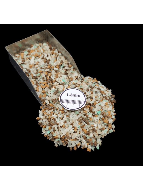Natural Chrysoprase Gemstone Chips 1-3mm 20g (0.7 oz) for Mosaic, Epoxy Art & Home Decor