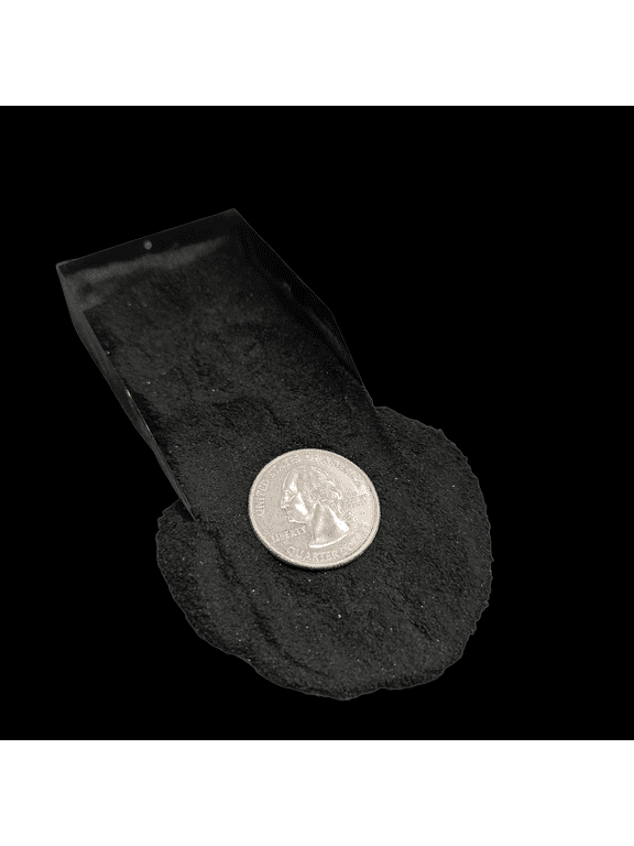 Shungite Gemstone Powder 30g (1 oz), Natural Crushed Stone for Resin Inlay & Jewelry