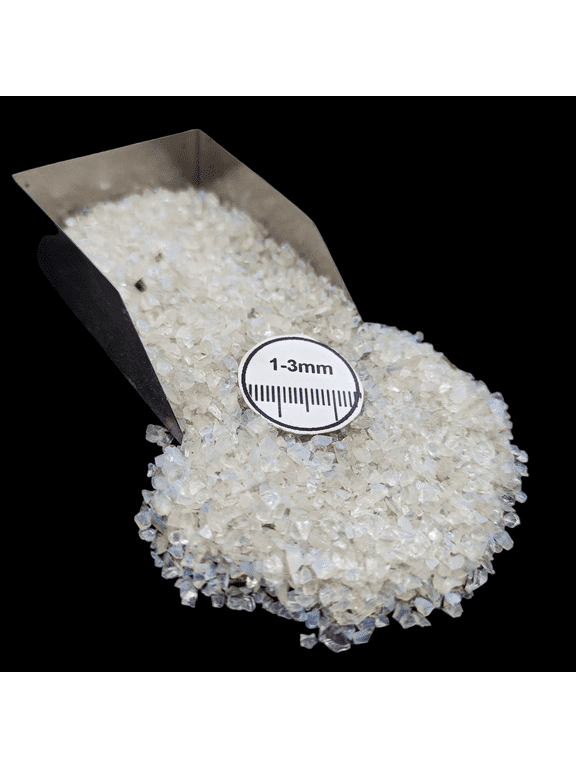 Opalite 1-3mm Gemstone Chips 20g (0.7 oz), Natural Crushed Stone for Resin & Decor