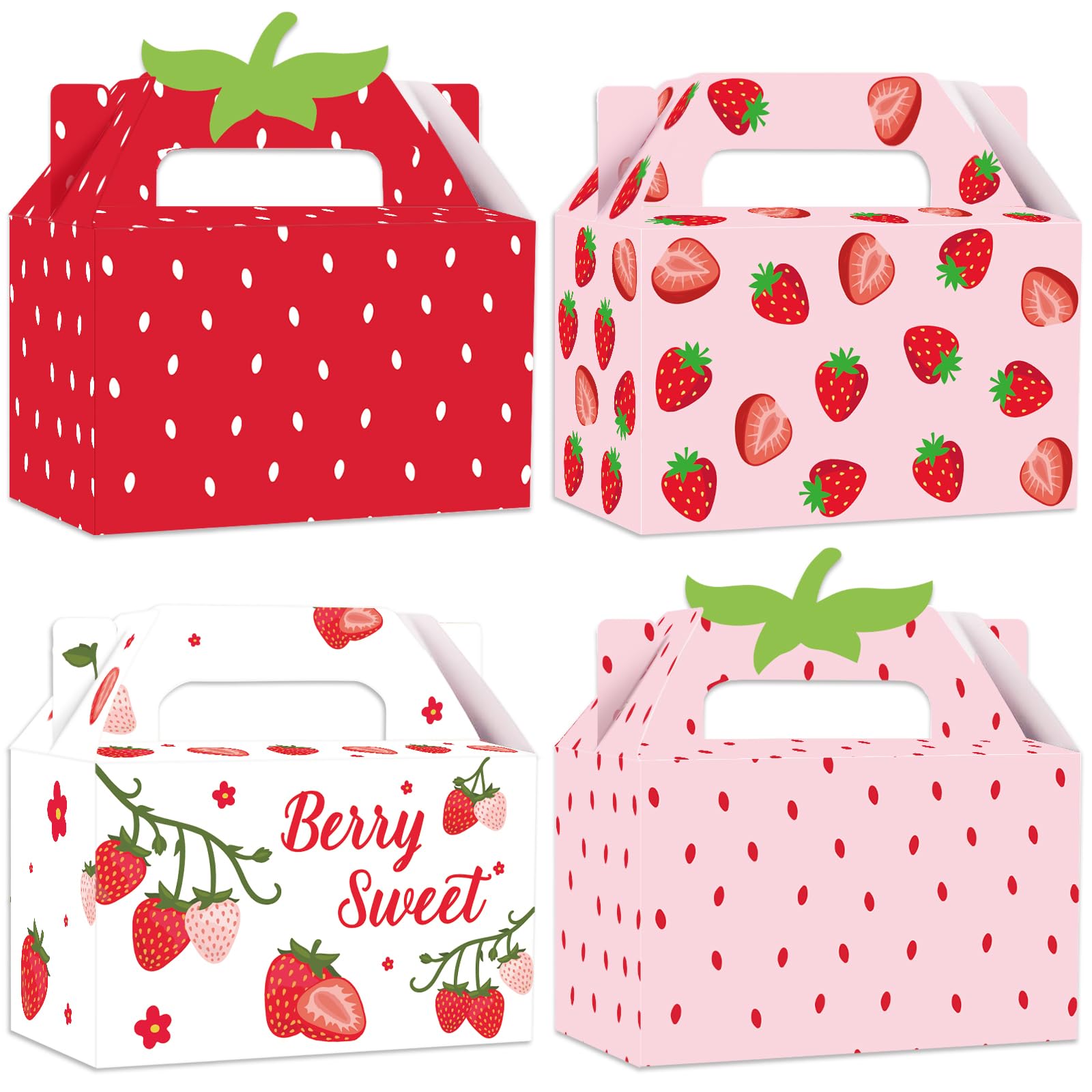 Gradesin Strawberry Party Favors Tsf6 12 Pcs Spring Strawberry Boxes