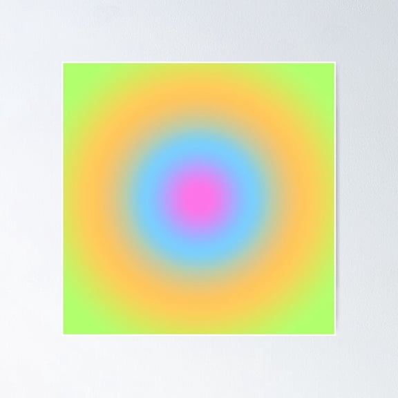 GRADIENT No.1 RAINBOW UNFRAMED Poster, 18x24