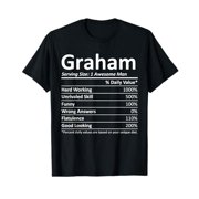 LILYDIYSHIRT GRAHAM Nutrition Funny Birthday Personalized Name Gift Idea Tee